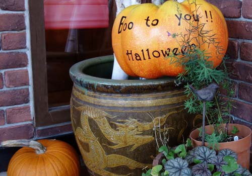 ハロウィーンのカボチャ